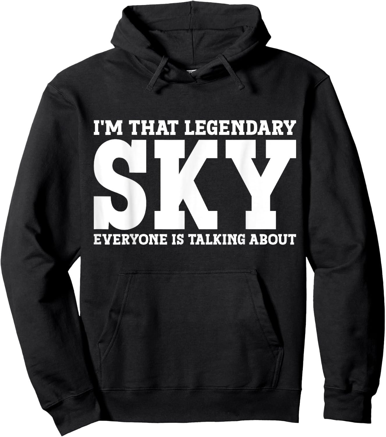 Sky Personal Name First Name Funny Sky Hoodie - Hoodie | Black