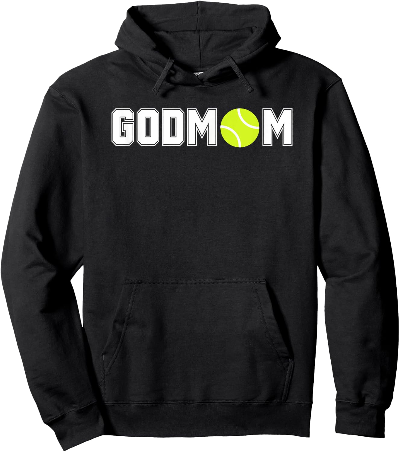 Tennis Godmom Godmother Hoodie - Hoodie | Black
