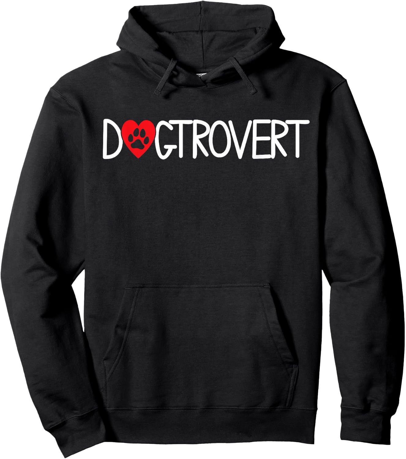 Dogtrovert Funny For Dog Owners Dog Lover & Dog Trainer Hoodie - Hoodie | Black