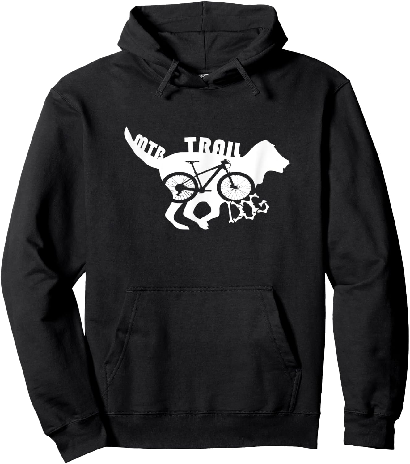 MTB Trail Dog - MTB explore and adventure Men Women Hoodie - Hoodie | Black