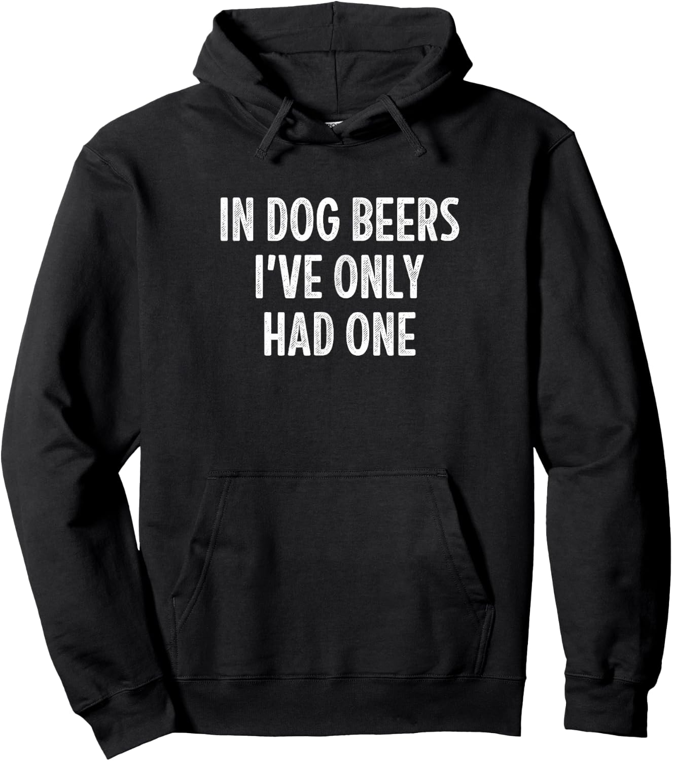 In Dog Beers I've Only Had One - Retro Style - Women Hoodie - Hoodie | Black
