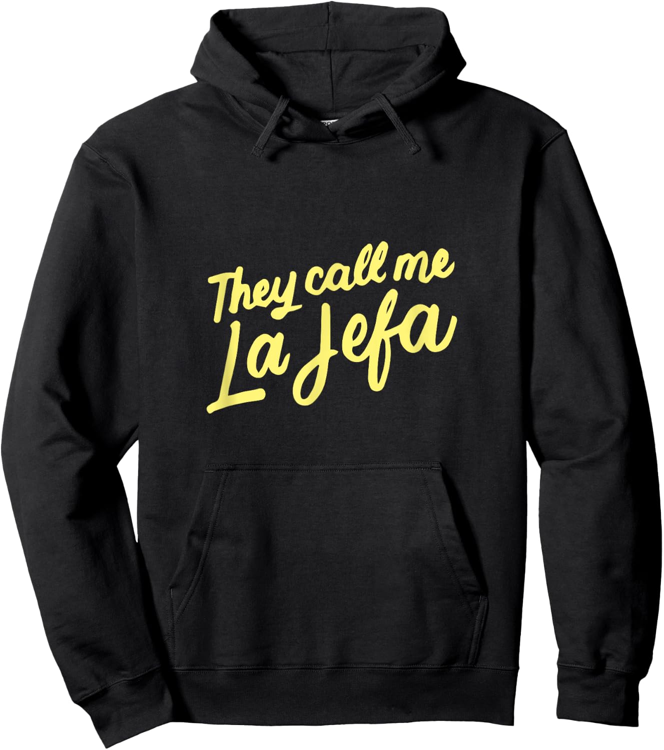 They Call Me La Jefa Mexican Boss CEO Funny Spanish Gifts Hoodie - Hoodie | Black