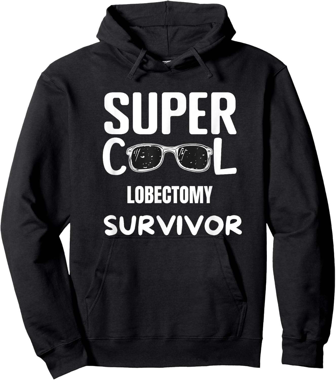Lobectomy Patients Survivor Rehab Recovery Hoodie - Hoodie | Black