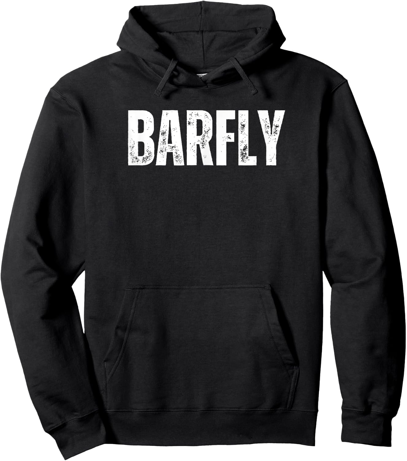 Funn Word Bar Fly Bar Regular Drinking Beer Hoodie - Hoodie | Black