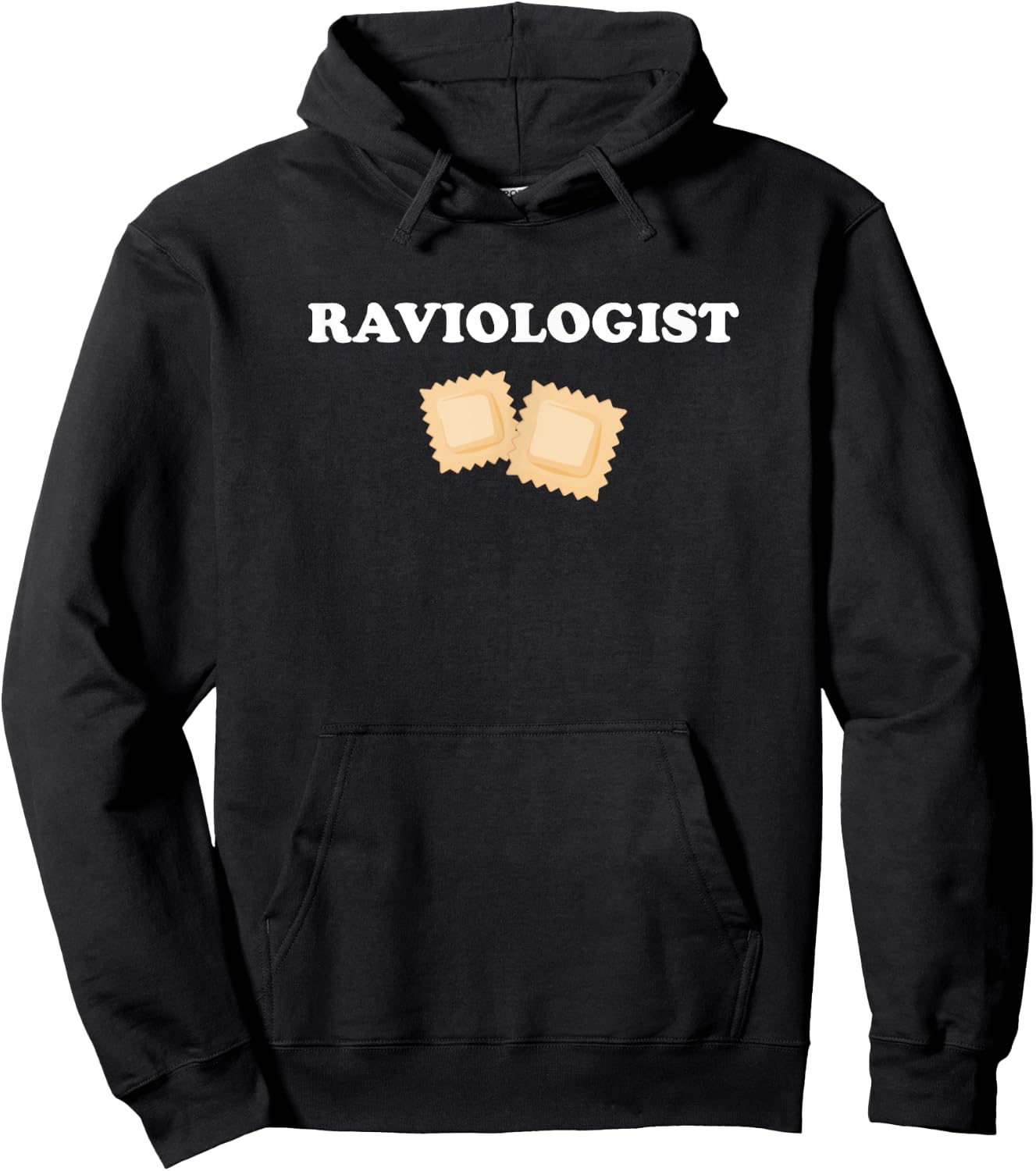Raviologist, italian food ravioli Hoodie - Hoodie | Black