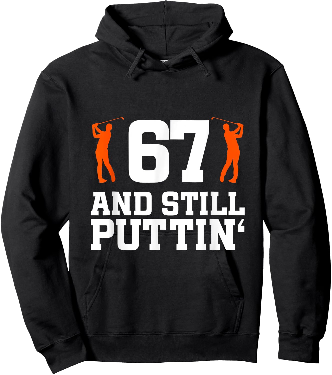 67th Birthday Golf 67 Years Old Golf Player Birthday Hoodie - Hoodie | Black