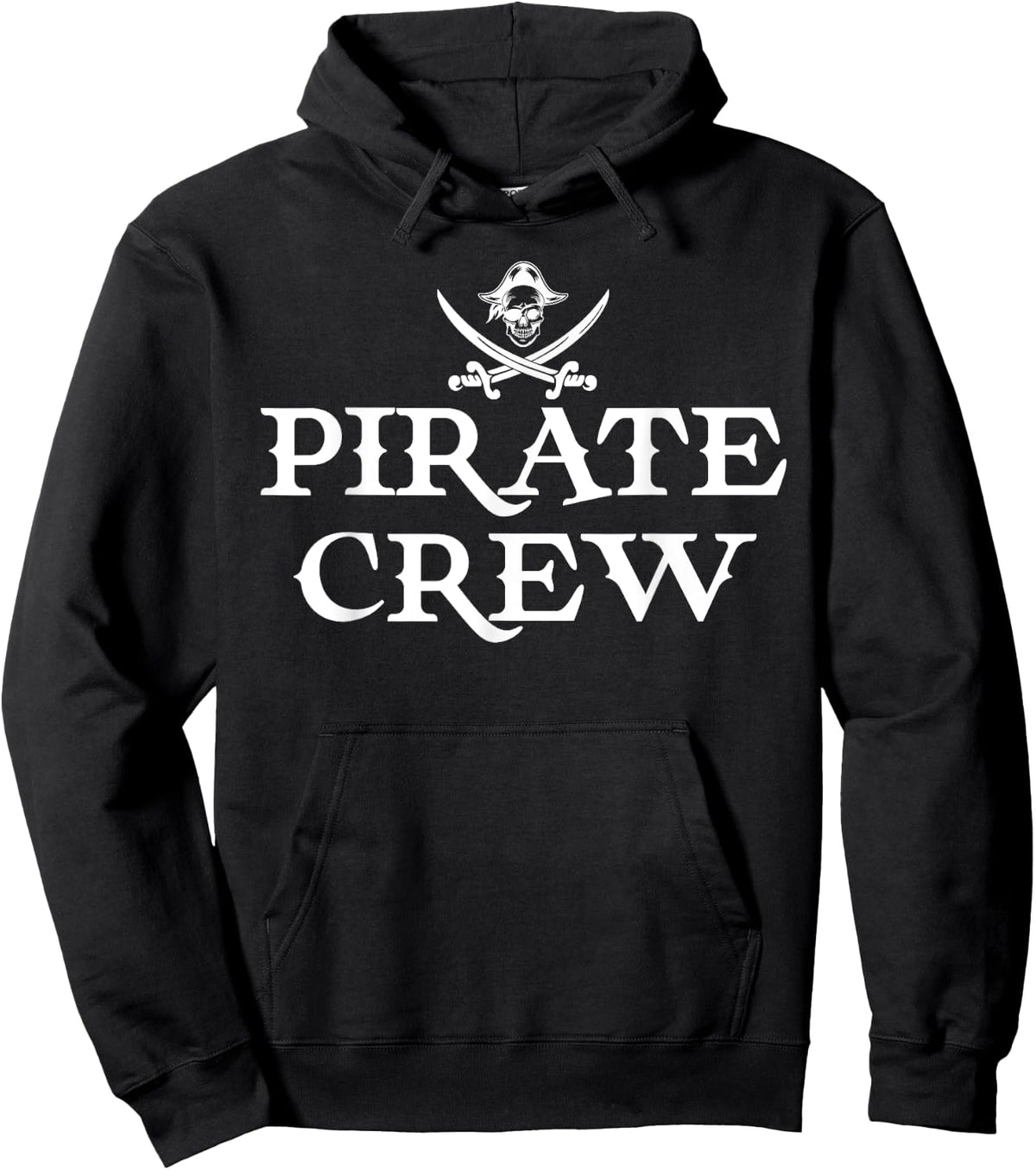 Pirate Squad Graphic - Pirate Crew Hoodie - Hoodie | Black