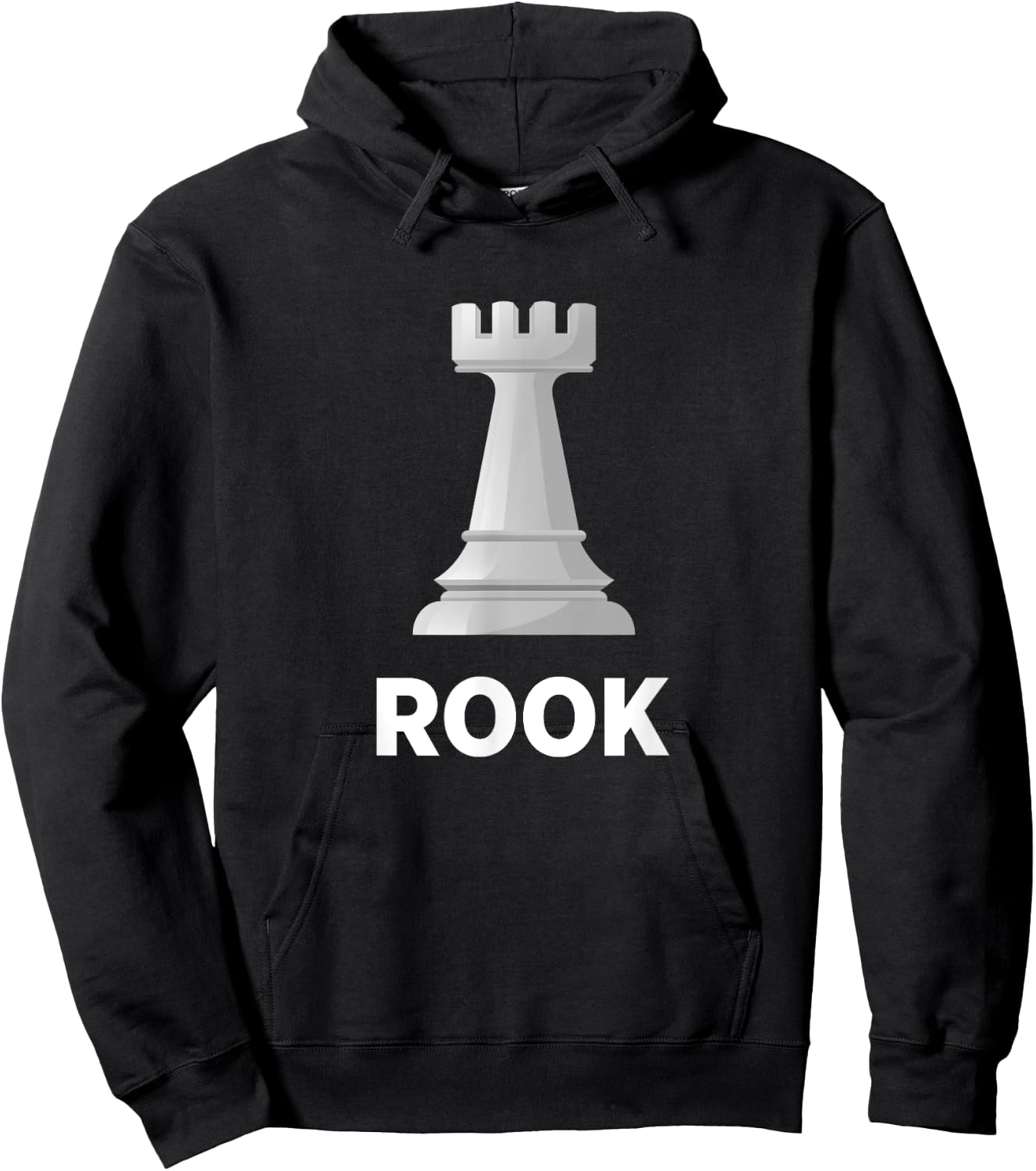 Rook Chess Piece Game Matching Simple Halloween Costume Hoodie - Hoodie | Black