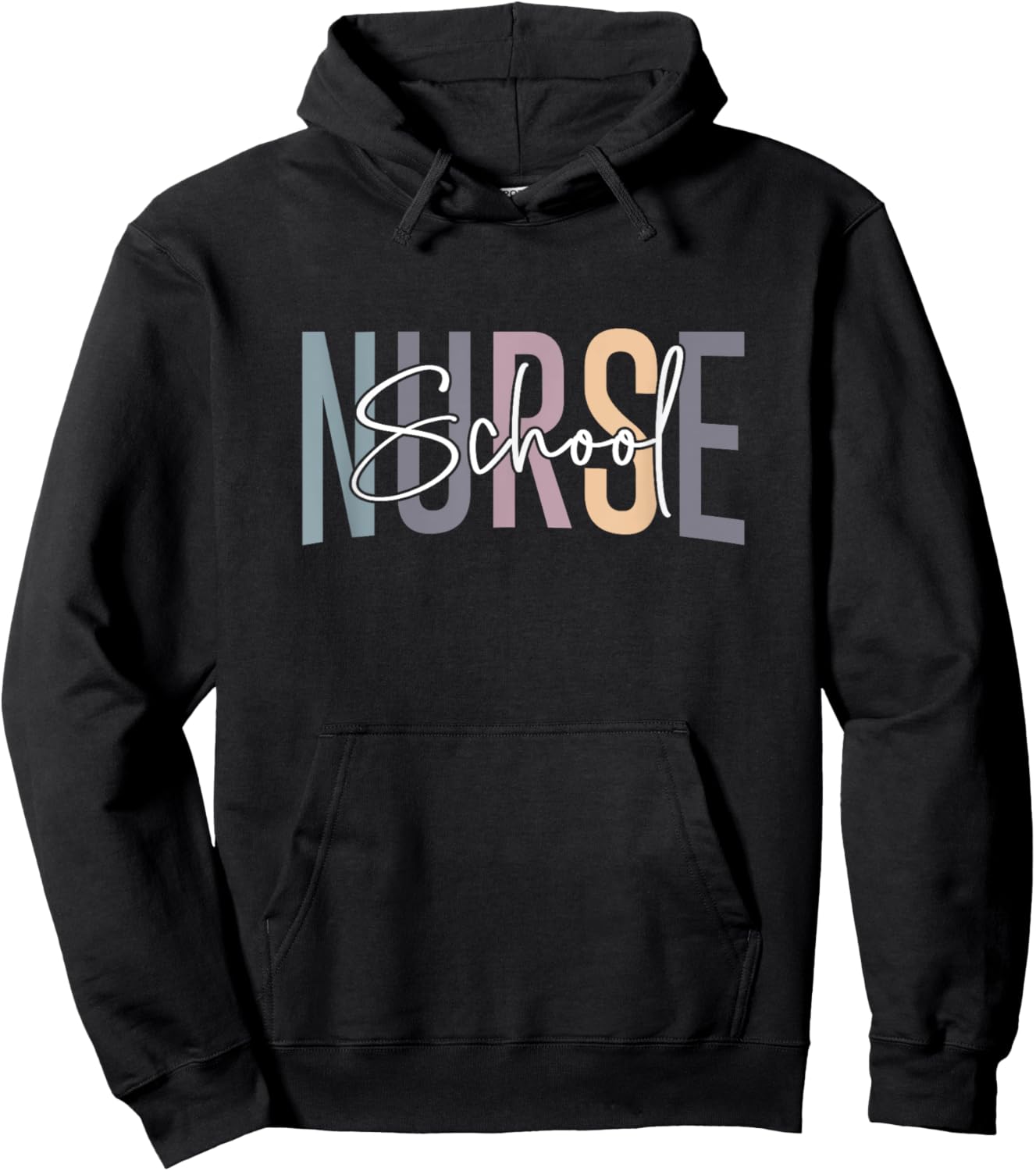 Funny School Nurse Nursing School Student Nurse In Progress Hoodie - Hoodie | Black