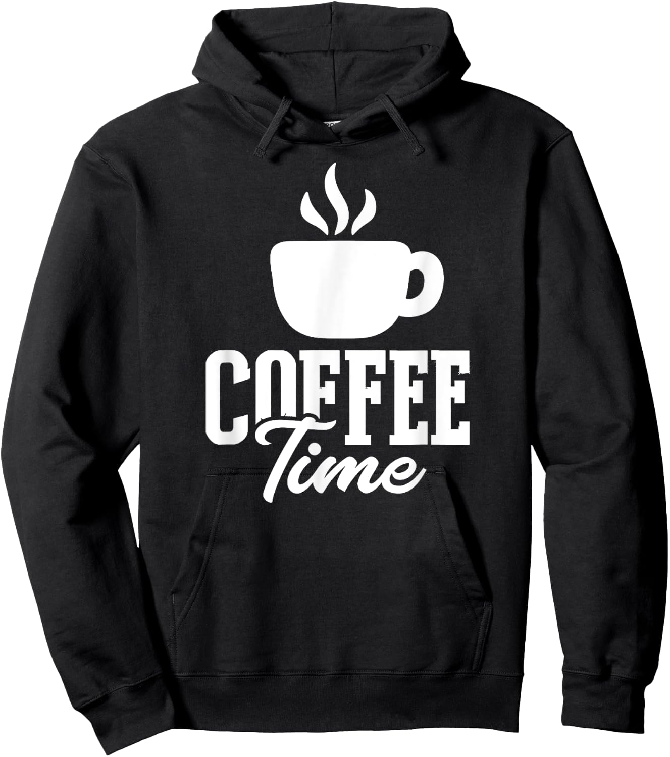 Coffee Time Hoodie - Hoodie | Black