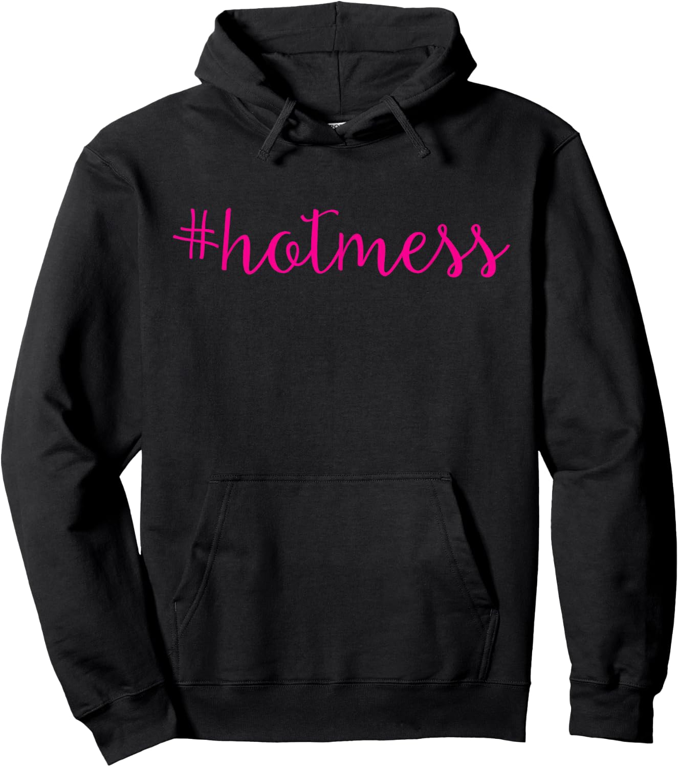 Hotmess Funny Workout Gym Running & Cycling Hoodie - Hoodie | Black