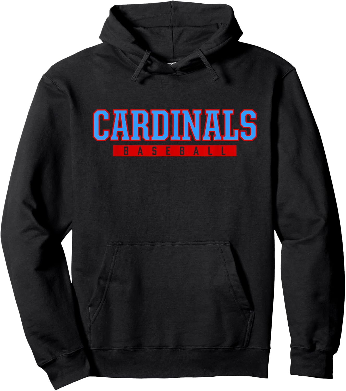Collinsville Cardinals Baseball Hoodie - Hoodie | Black