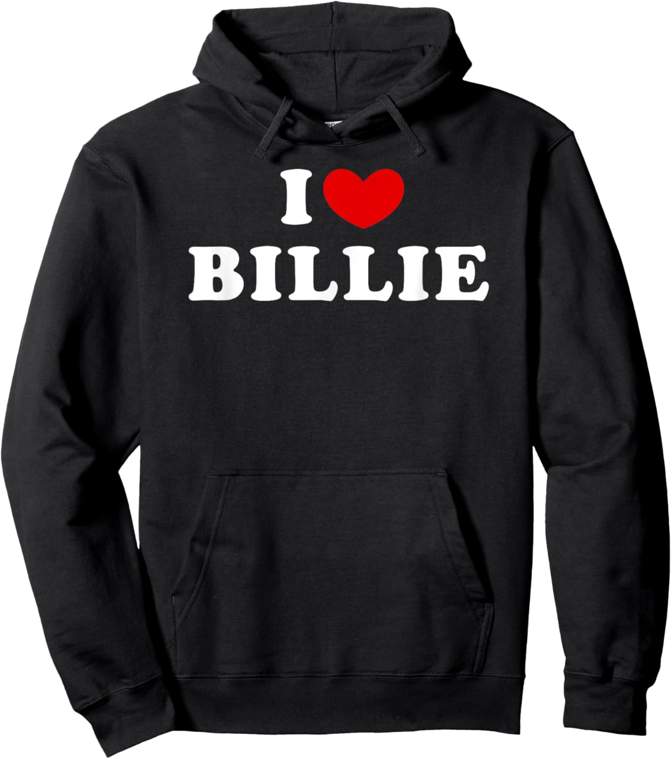 I Love Billie, I Heart Billie Hoodie - Hoodie | Black