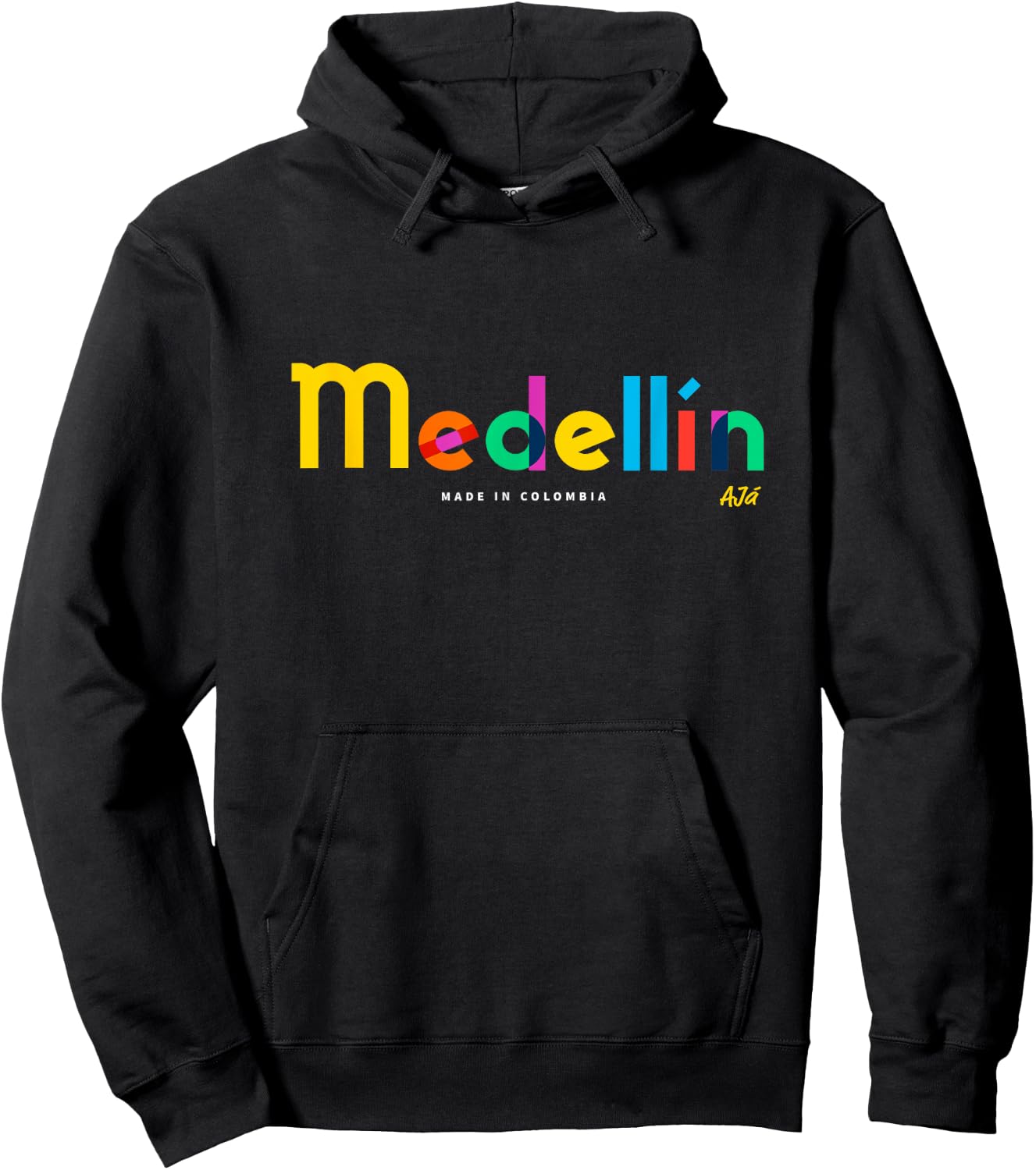 Hecho en Medellín - Colombia Funny Hoodie - Hoodie | Black