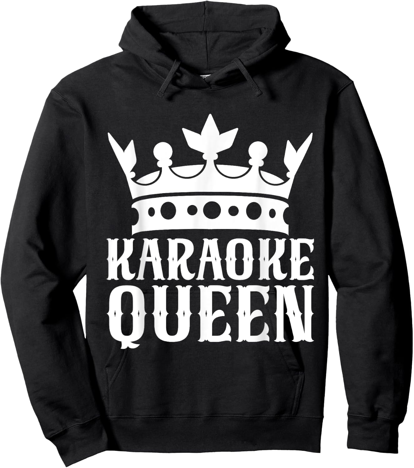 Karaoke Queen Karaoke Hoodie - Hoodie | Black