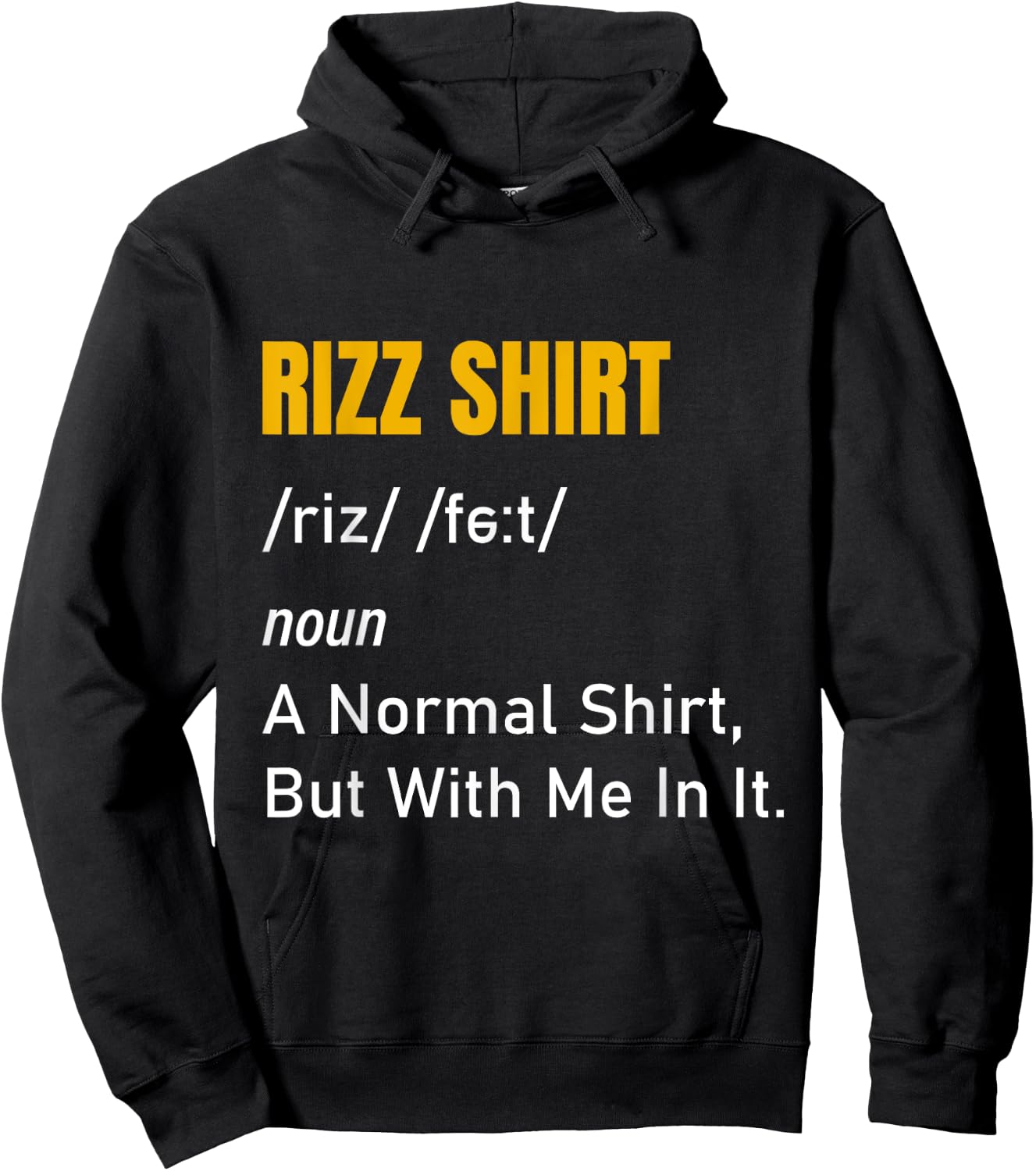 Funny Rizz Rizzing Charming Rizzed Humor Charisma Hoodie - Hoodie | Black