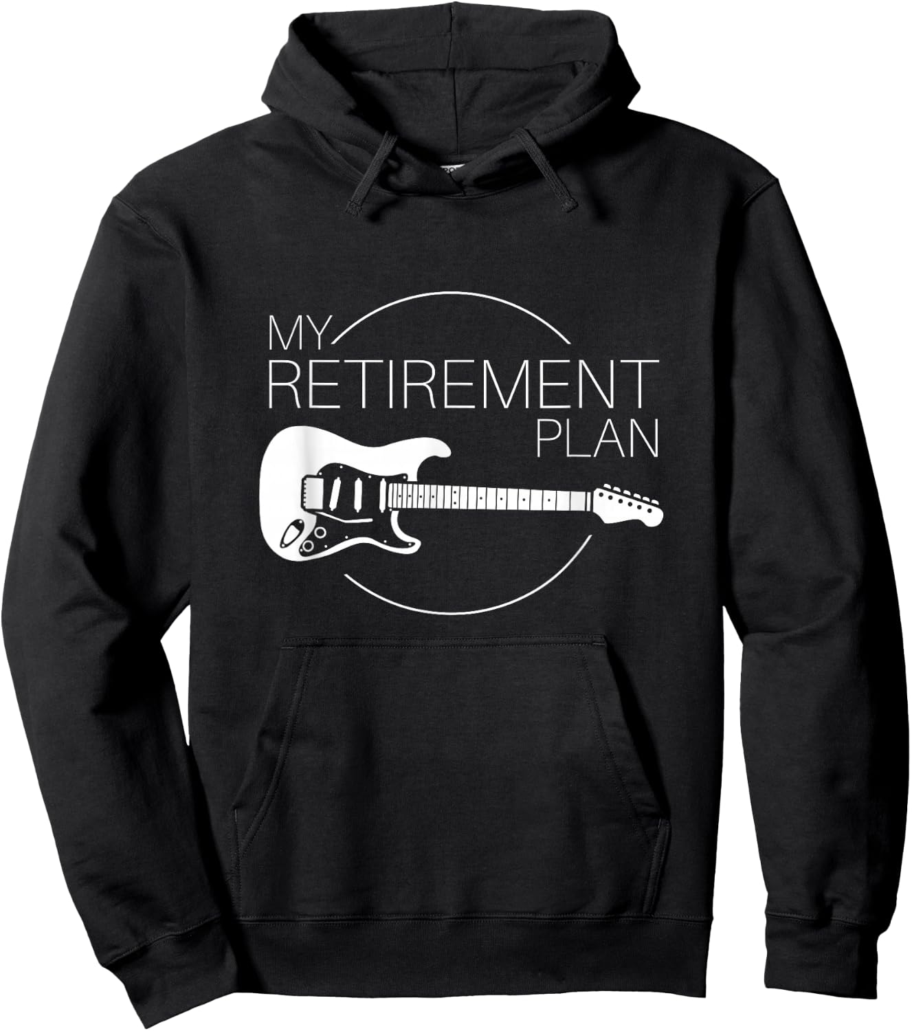 My Retirement Plan Is Playing Guitar Hoodie - Hoodie | Black
