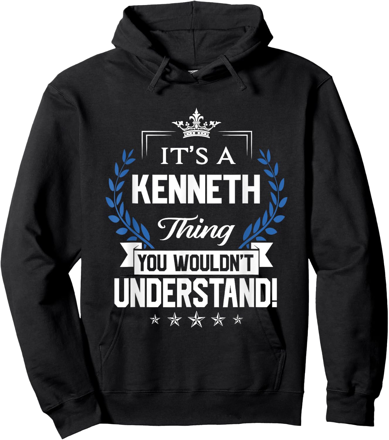 Kenneth Name - Kenneth Thing Name You Wouldn't Understand Hoodie - Hoodie | Black