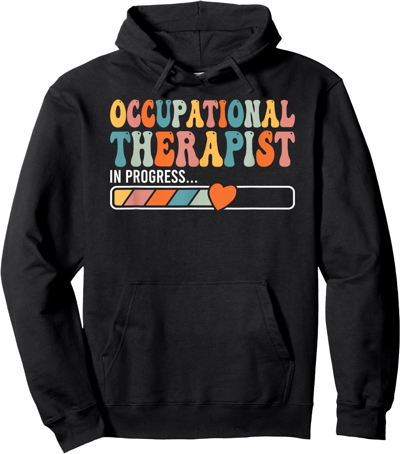 OT In progress Occupational Therapist Student Gift Hoodie - Hoodie | Black