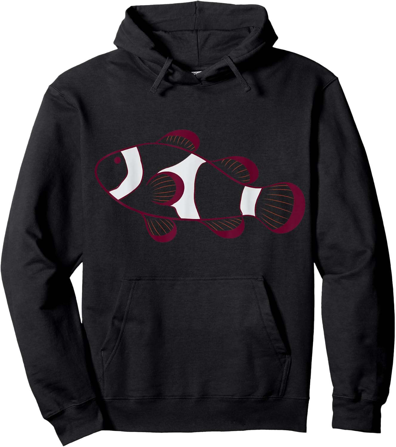 Clownfish - orange Hoodie - Hoodie | Black