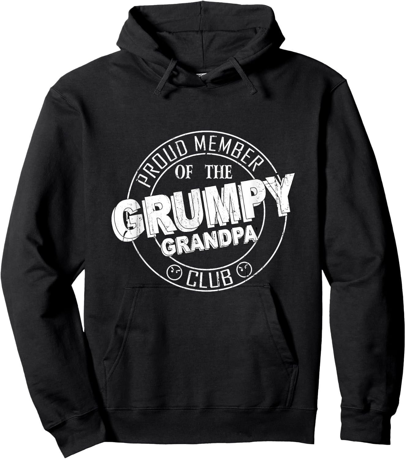 The Grumpy Grandpa Club Hoodie - Hoodie | Black