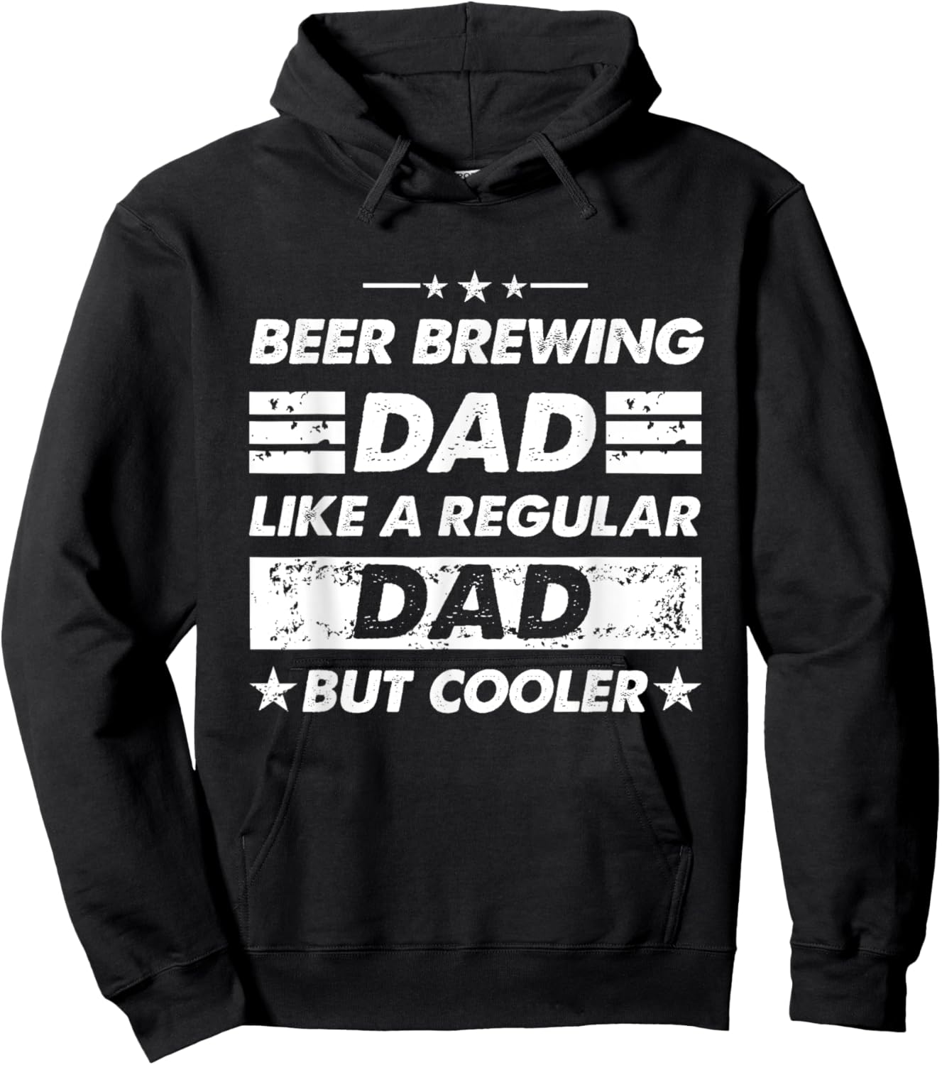 Beer Brewing Dad Like A Regular Dad Funny Beer Brewing Hoodie - Hoodie | Black