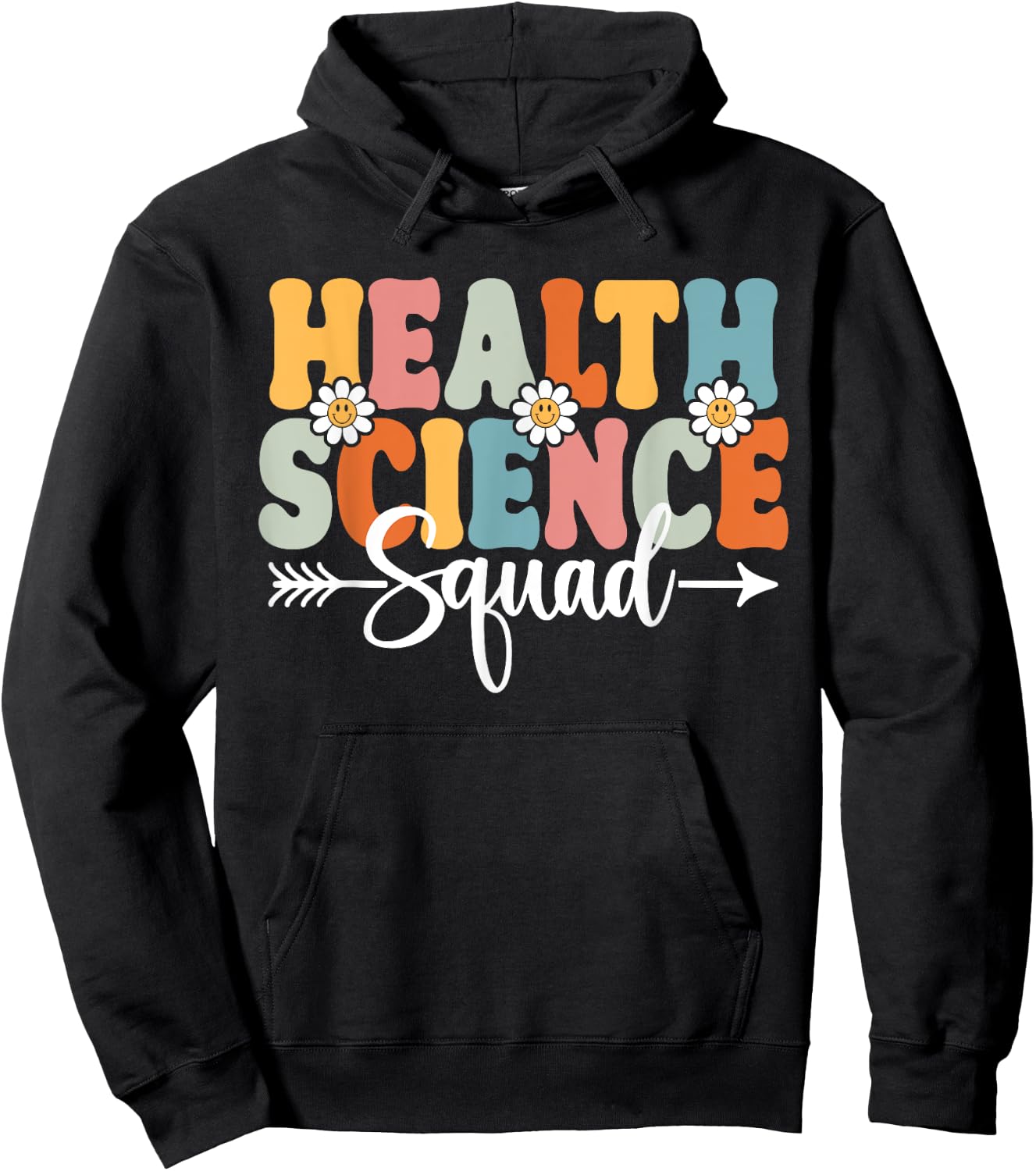 Health Science Squad Back To School Teachers Students Women Hoodie - Hoodie | Black