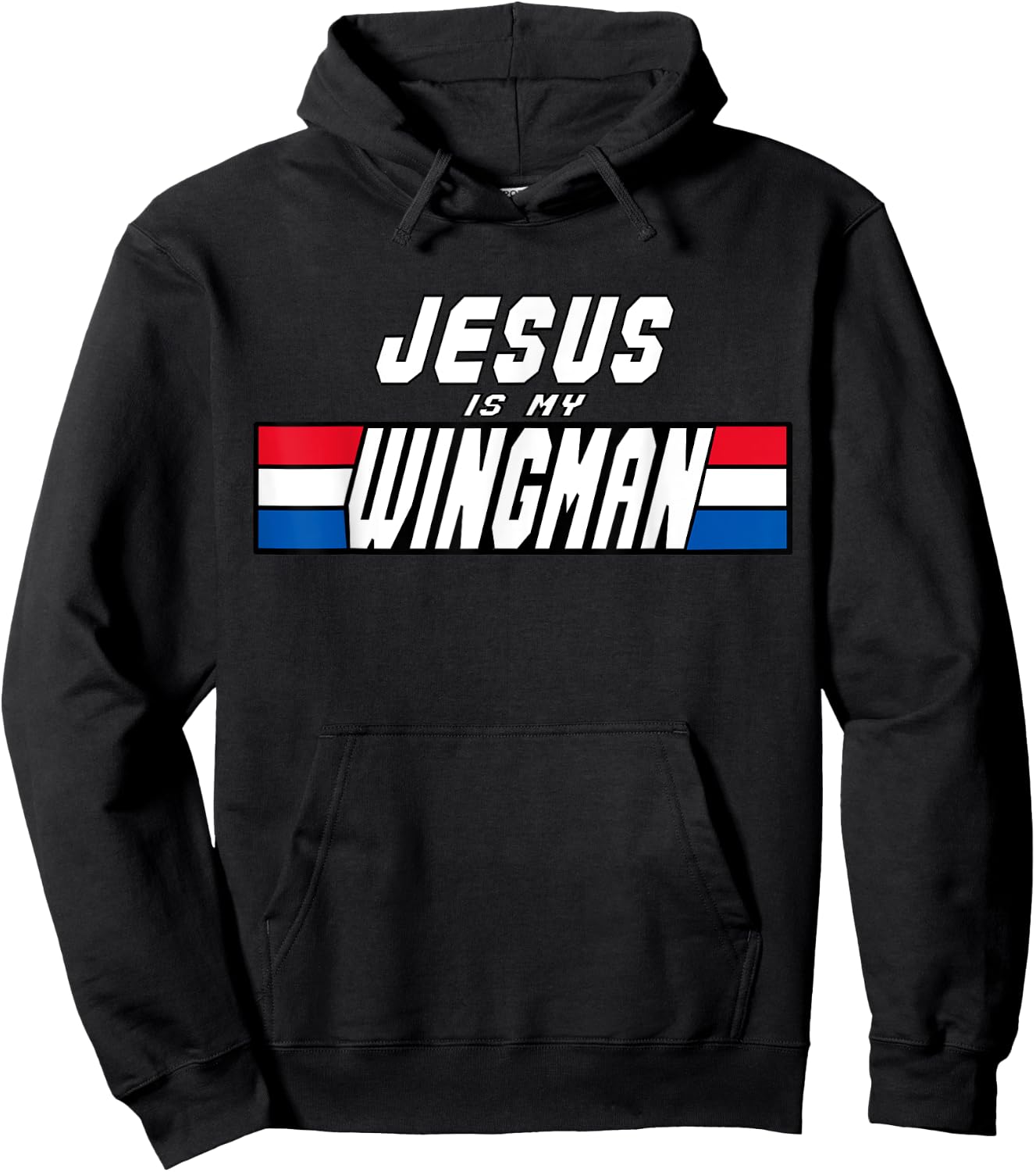 Jesus Is My Wingman Christian Clothing Jesus Lord And Savior Hoodie - Hoodie | Black