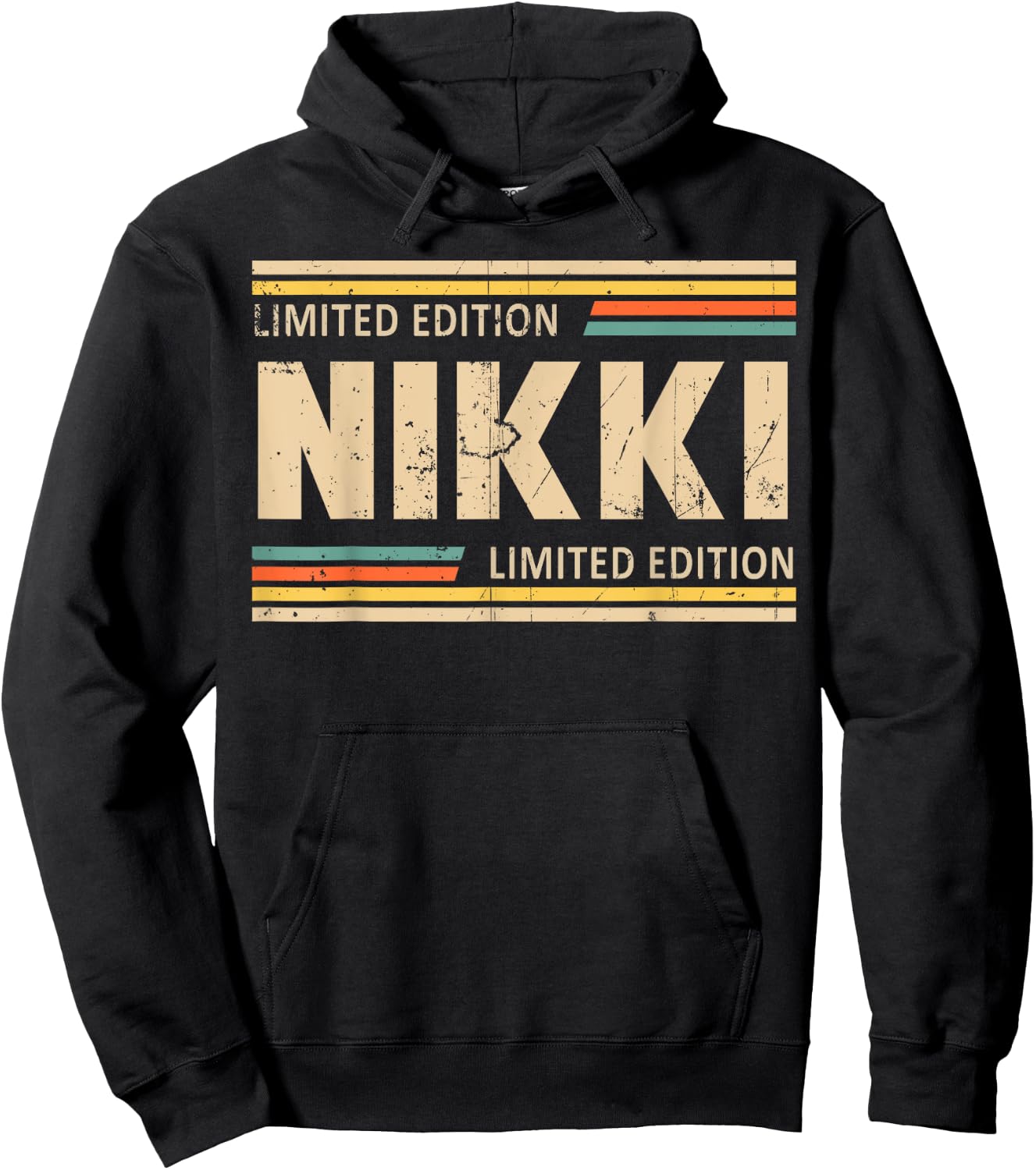 NIKKI Limited Edition Shirt NIKKI Name Personalized Hoodie - Hoodie | Black