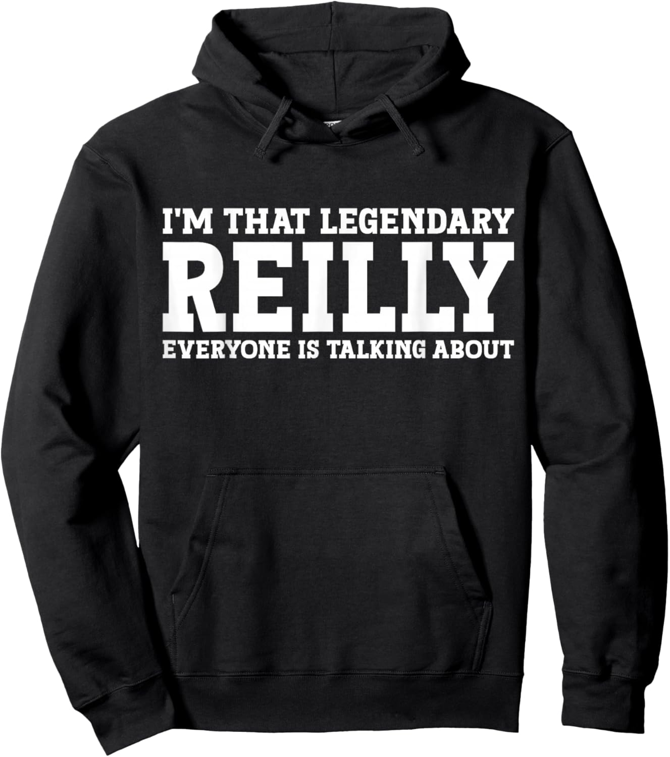 Reilly Personal Name First Name Funny Reilly Hoodie - Hoodie | Black