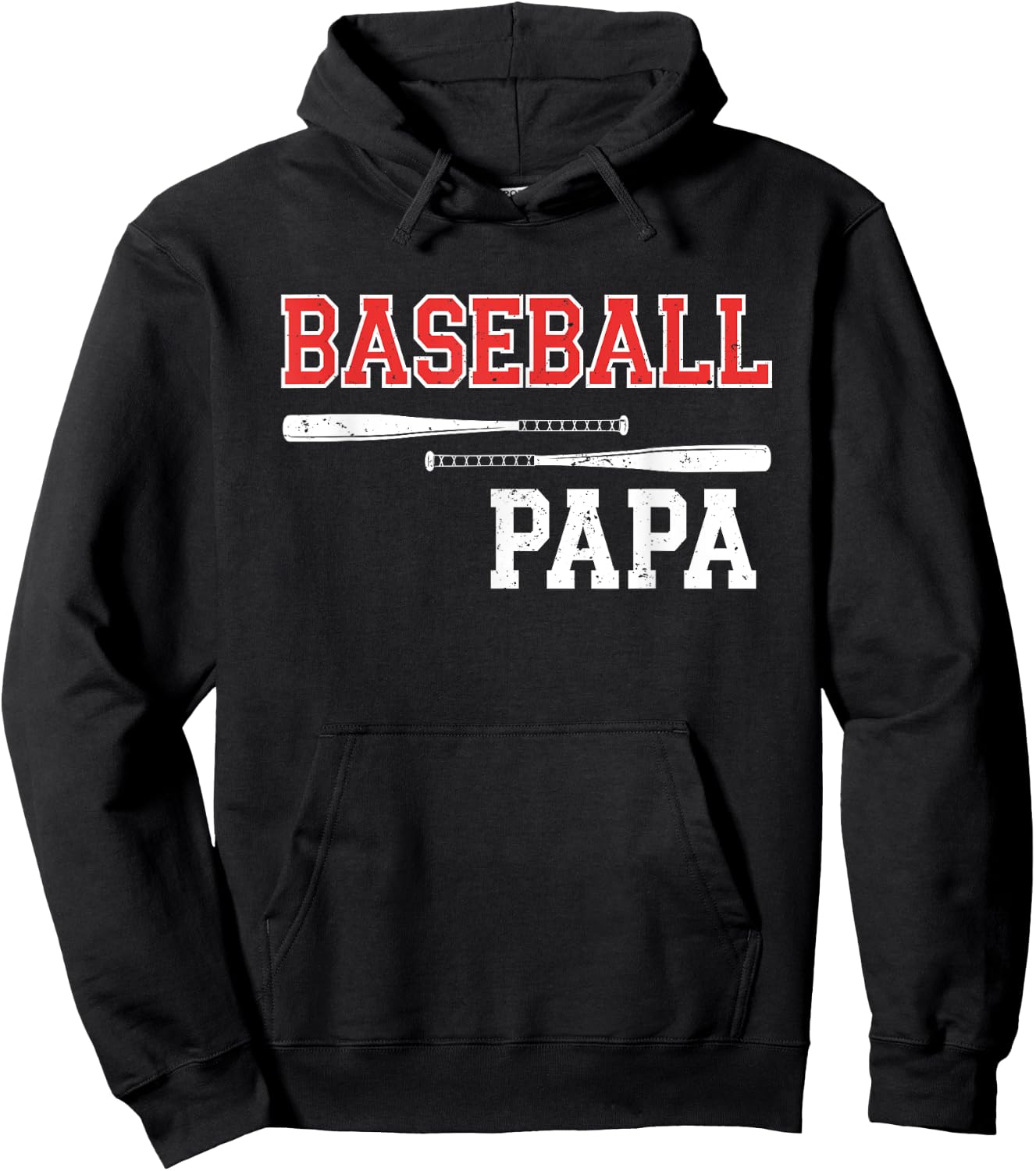 Baseball Papa Grandpa Grandson Games Hoodie - Hoodie | Black