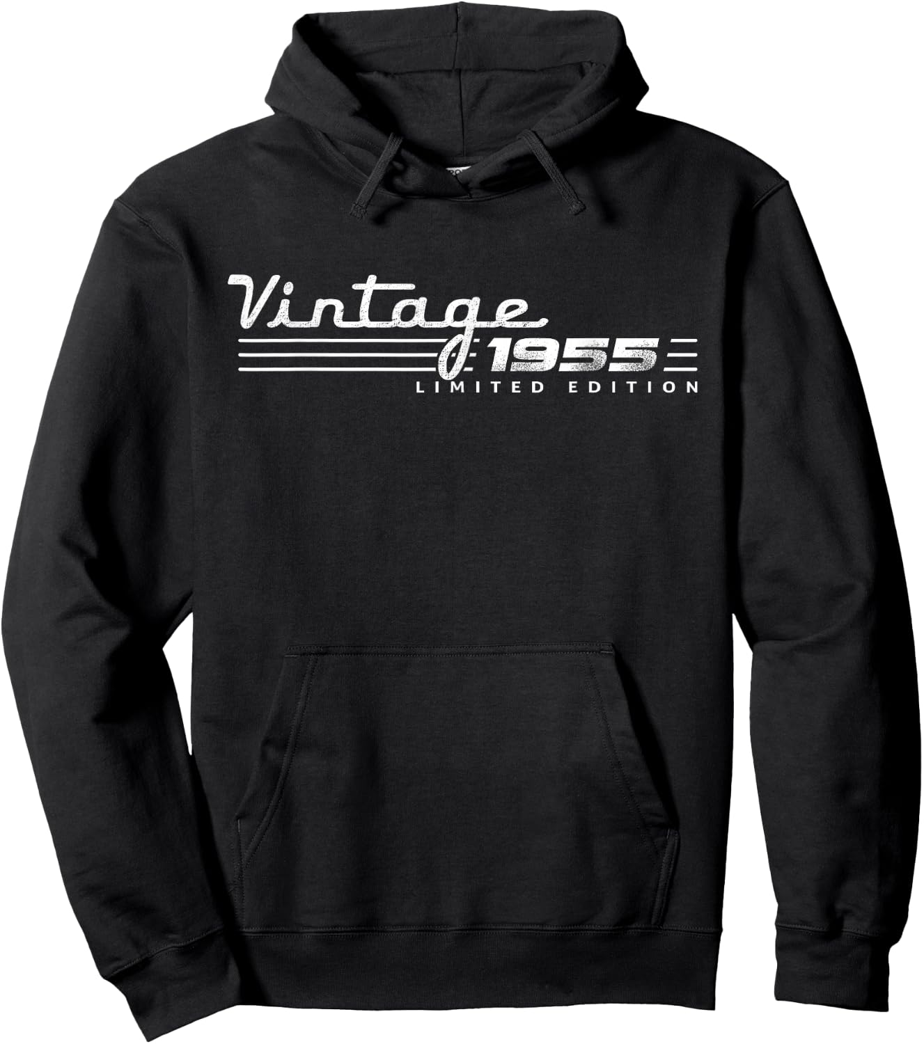 Vintage 1955 70th Birthday Gifts 70 Year Old Women Hoodie - Hoodie | Black