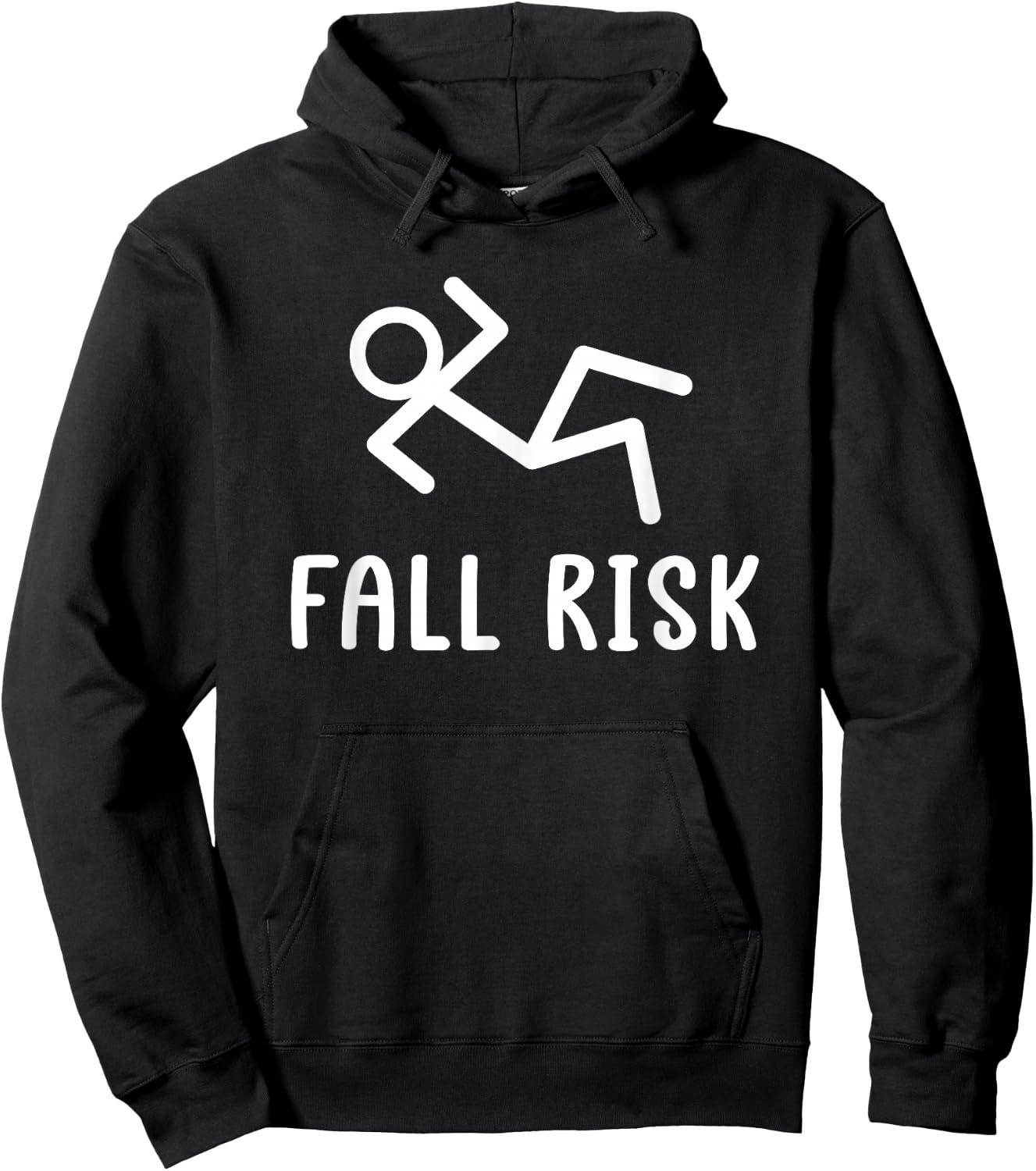 Stick Stunts Fall Hazard Apparel Fall Risk Black Adults & Kids Small Short Sleeve Hoodie - Hoodie | Black