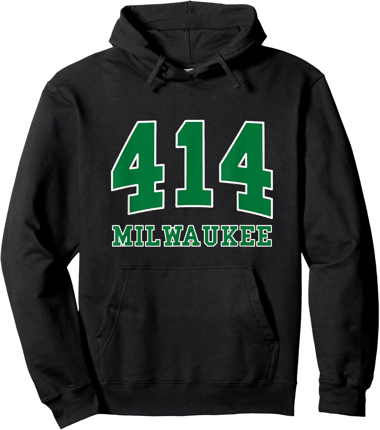 Milwaukee Area Code 414 - Hometown Pride - Classic Hoodie - Hoodie | Black