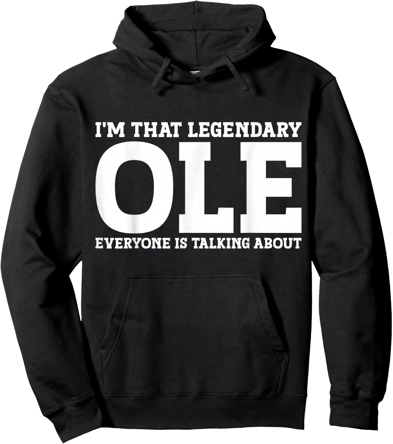 Ole Personal Name First Name Funny Ole Hoodie - Hoodie | Black