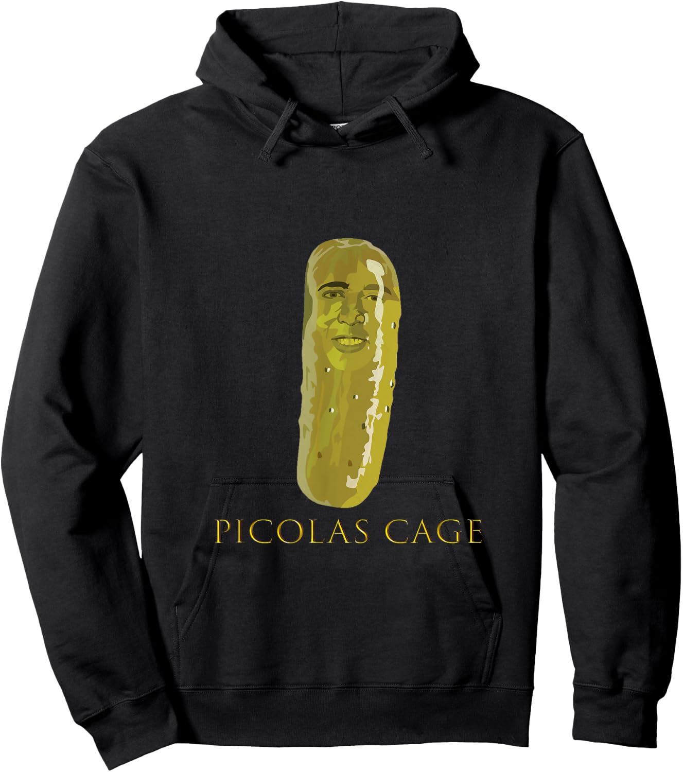 Picolas Cage Funny Hoodie - Hoodie | Black