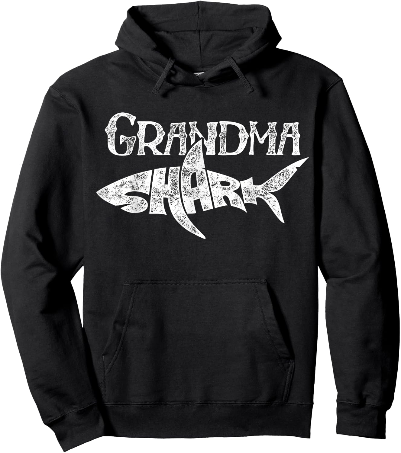 Grandma Shark T Shirt Family Matching Women Jawsome Gift Hoodie - Hoodie | Black