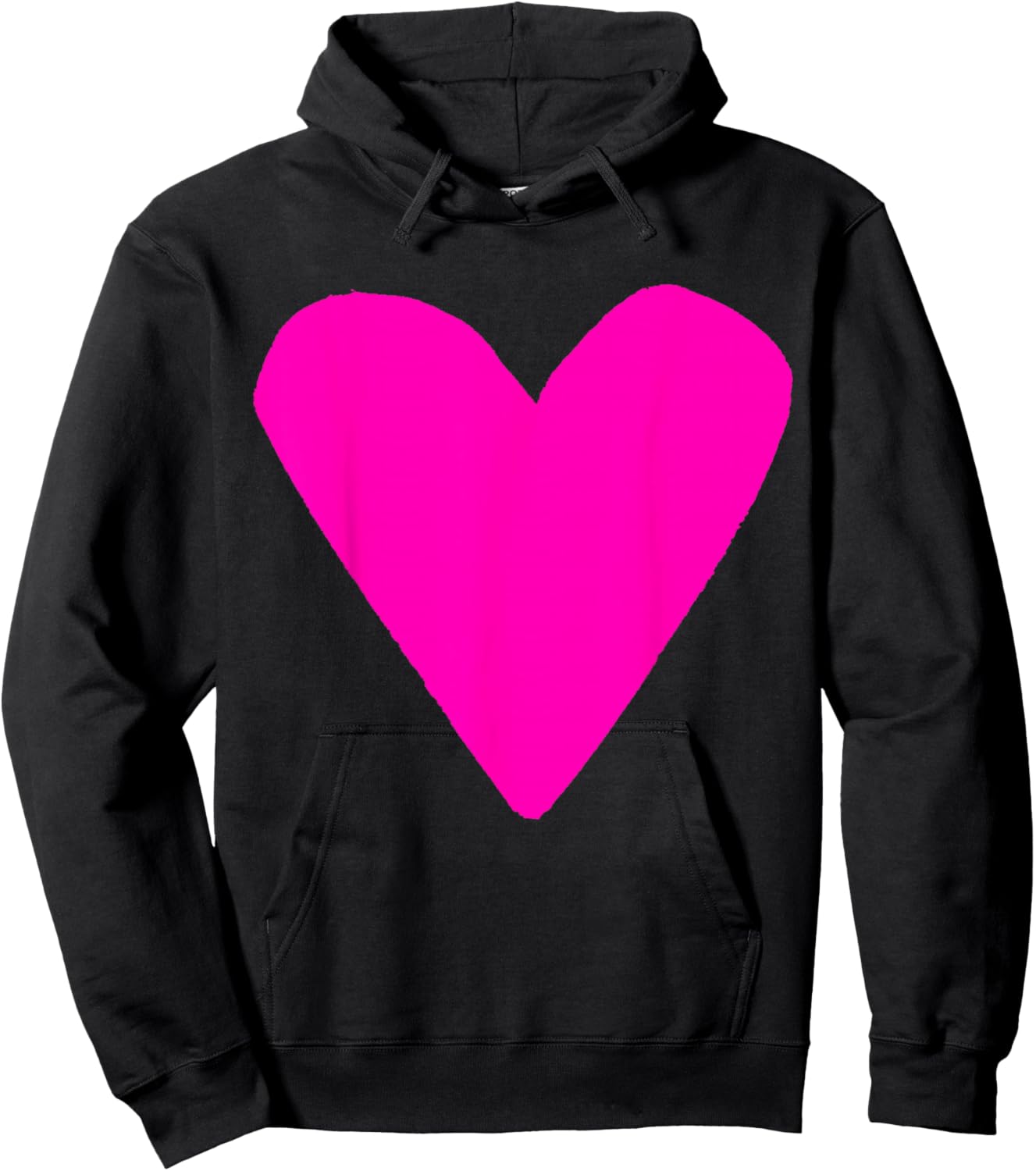 Pink Heart Purple Hoodie - Hoodie | Black