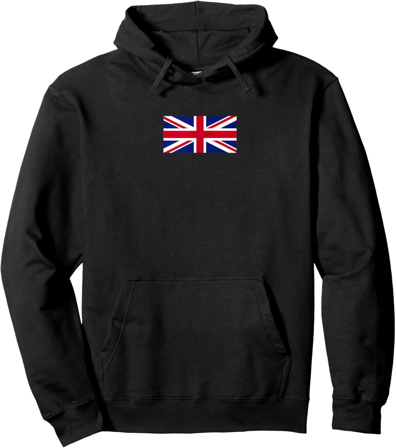 British Flag of United Kingdom Hoodie - Hoodie | Black