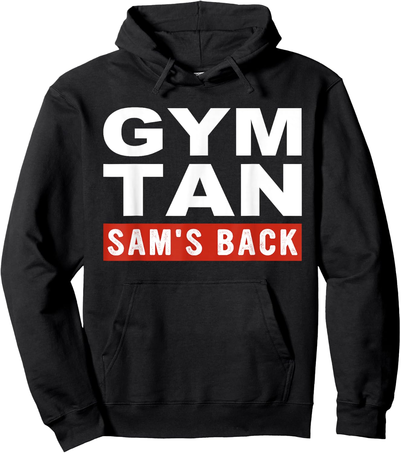Gym Tan Sam's Back Hoodie - Hoodie | Black