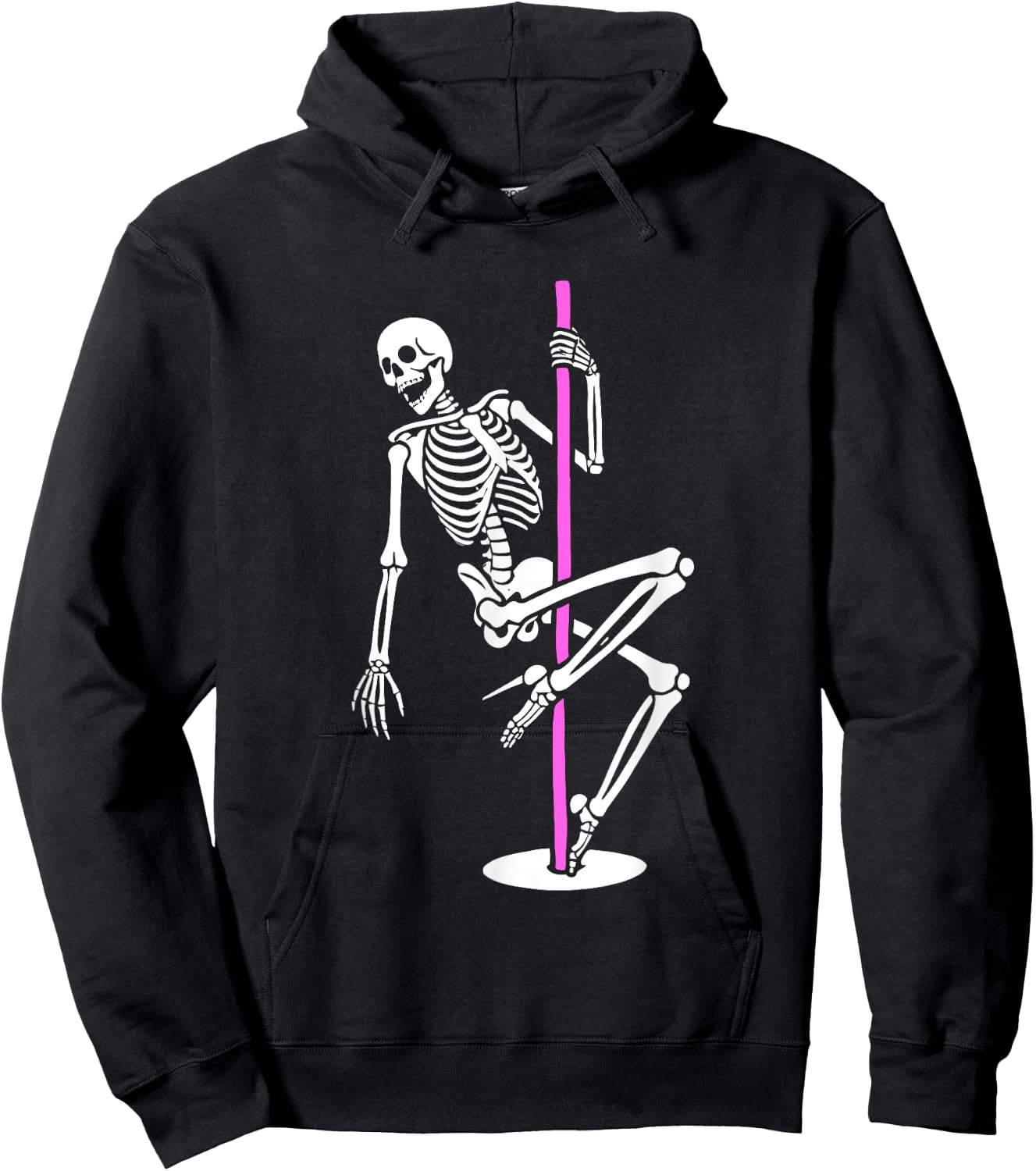 Skeleton Pole Dancer Dancing Dance Hoodie - Hoodie | Black