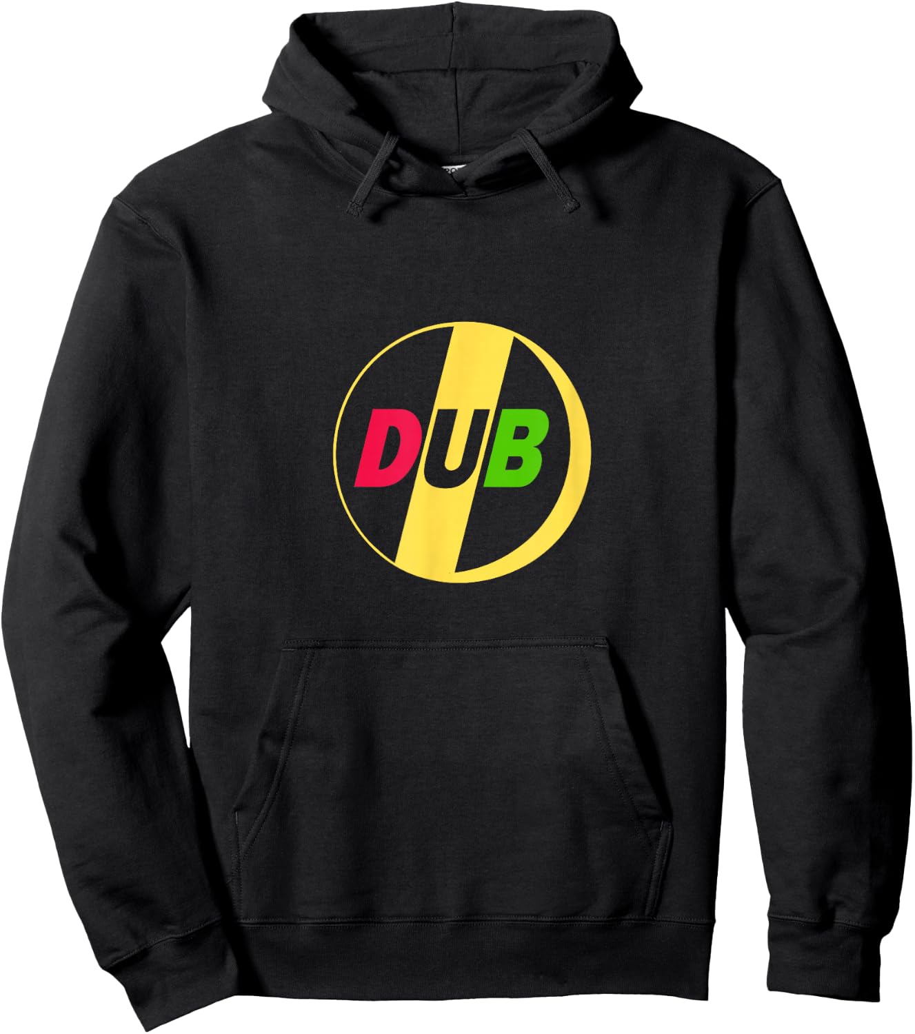 Dub Reggae Pill Rastafari Red Yellow Green Hoodie - Hoodie | Black