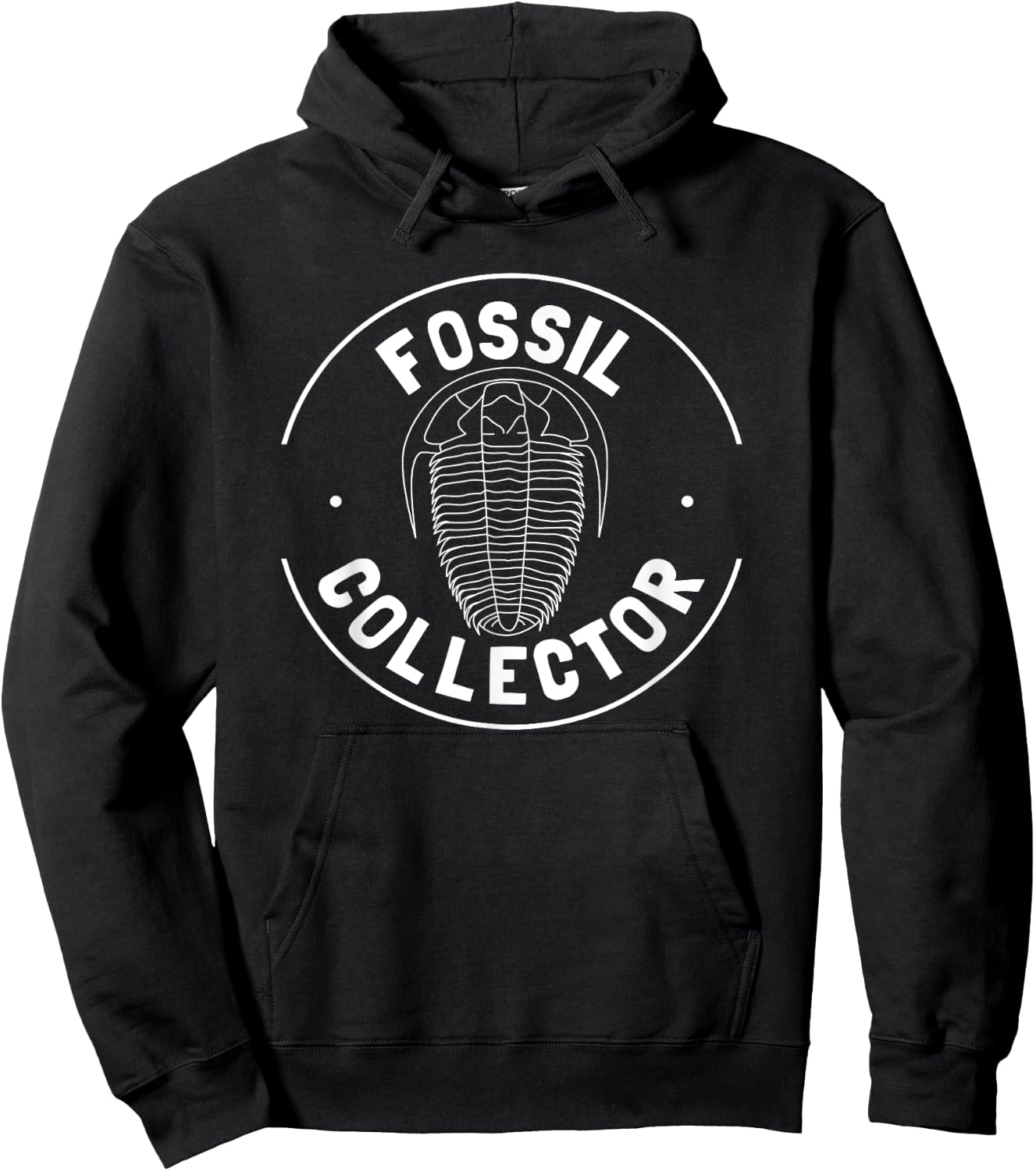 Fossil Collector , Trilobite Shirt, Geology Rockhound Hoodie - Hoodie | Black