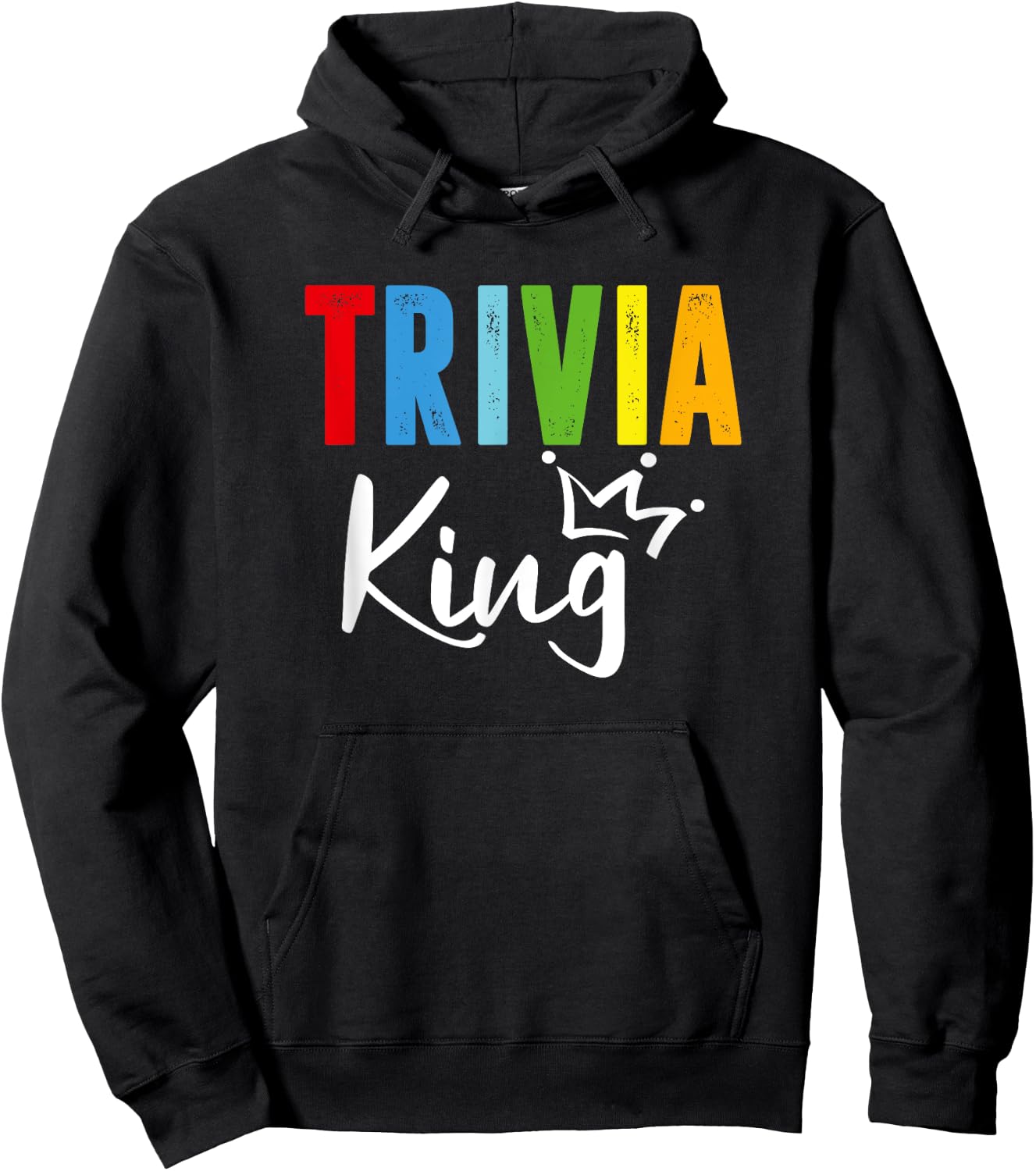 Trivia King, Funny Quiz Master Hoodie - Hoodie | Black
