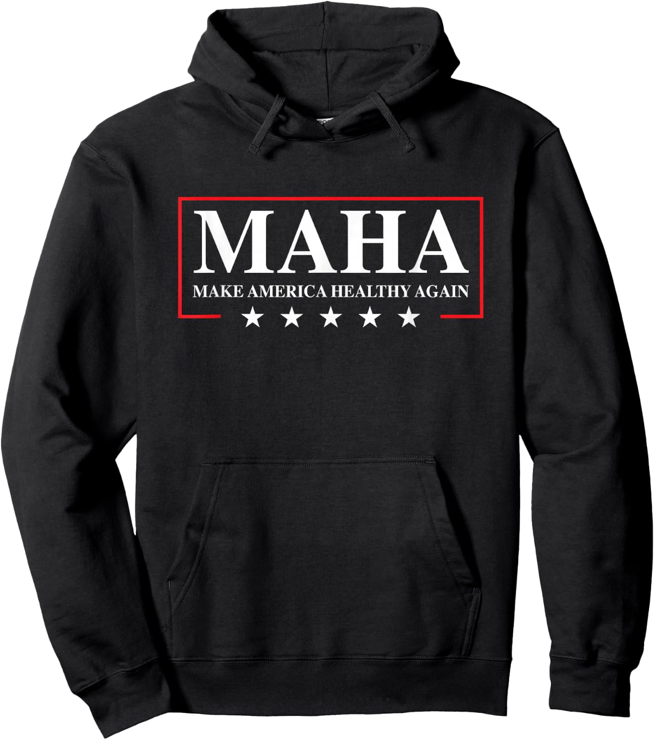 Make America Healthy Again MAHA Fun Election USA 2024 Design Hoodie - Hoodie | Black