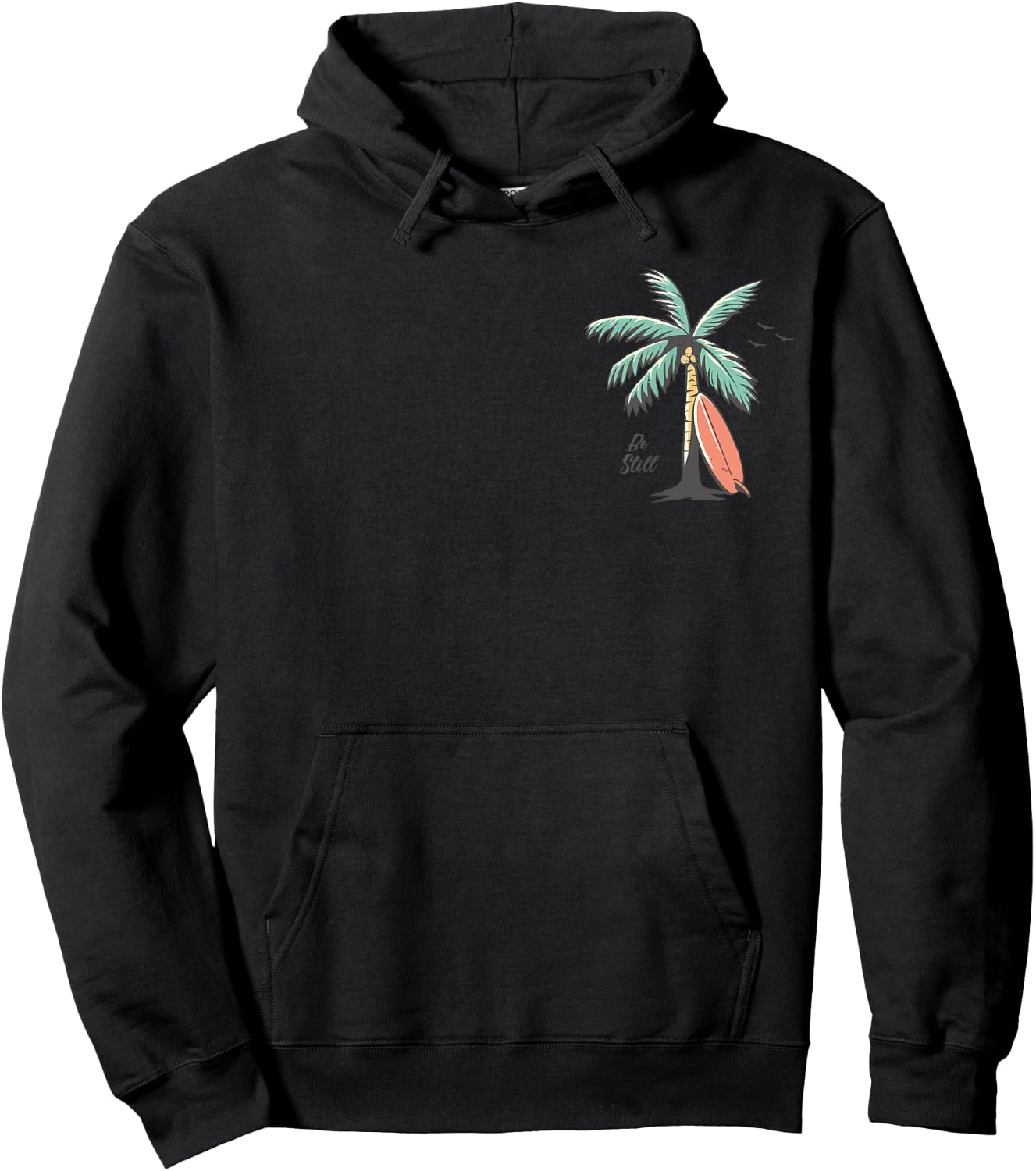 Vintage Ocean Bible Verse Christian Beach Retro Jesus Hoodie - Hoodie | Black