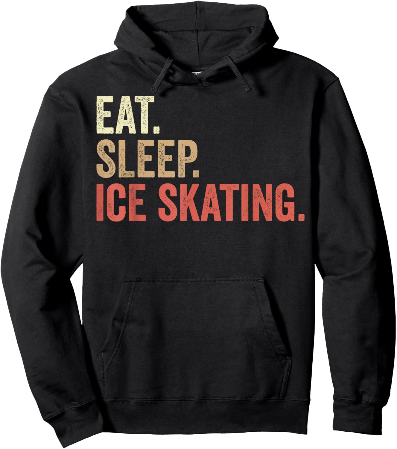 Funny Ice Skating Lovers Men Women Kids Figure Ice Skater Hoodie - Hoodie | Black