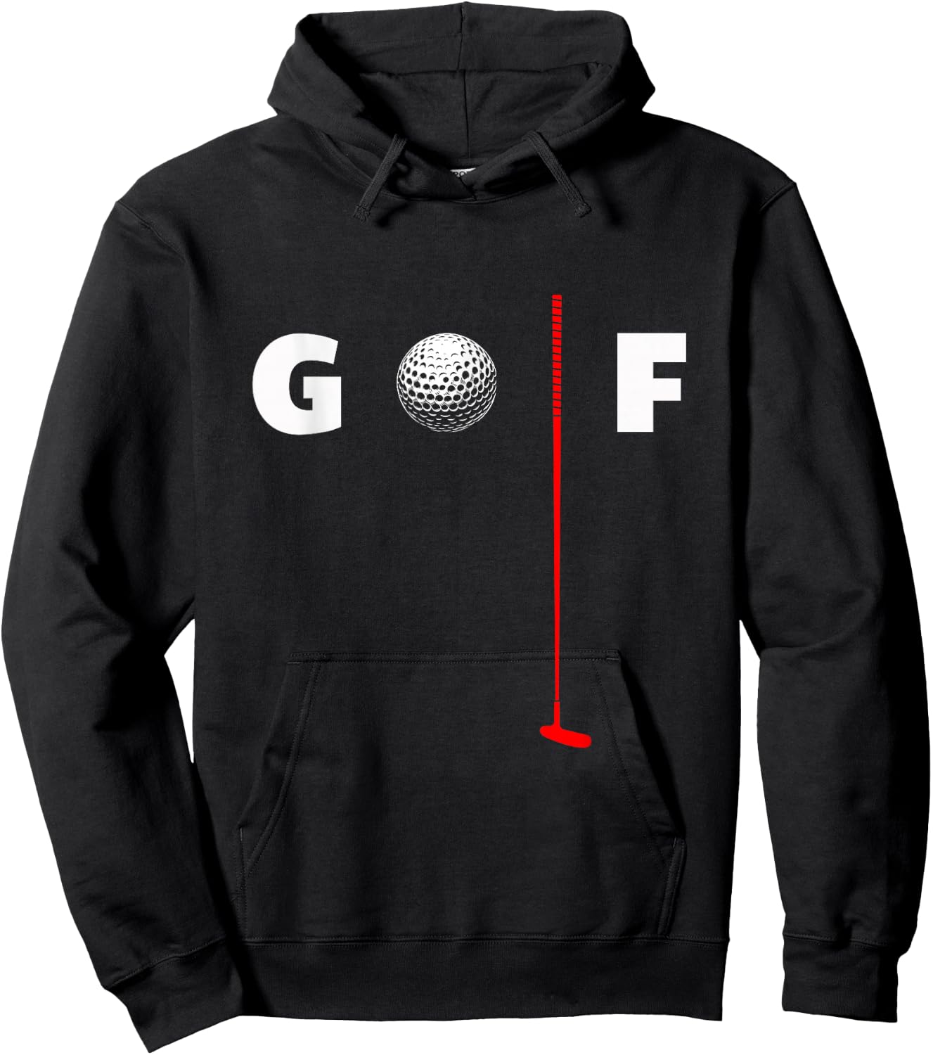 BASBO -Adults Golf , Black, Small, Short Sleeve, Classic Fit, Polyester 100% Hoodie - Hoodie | Black