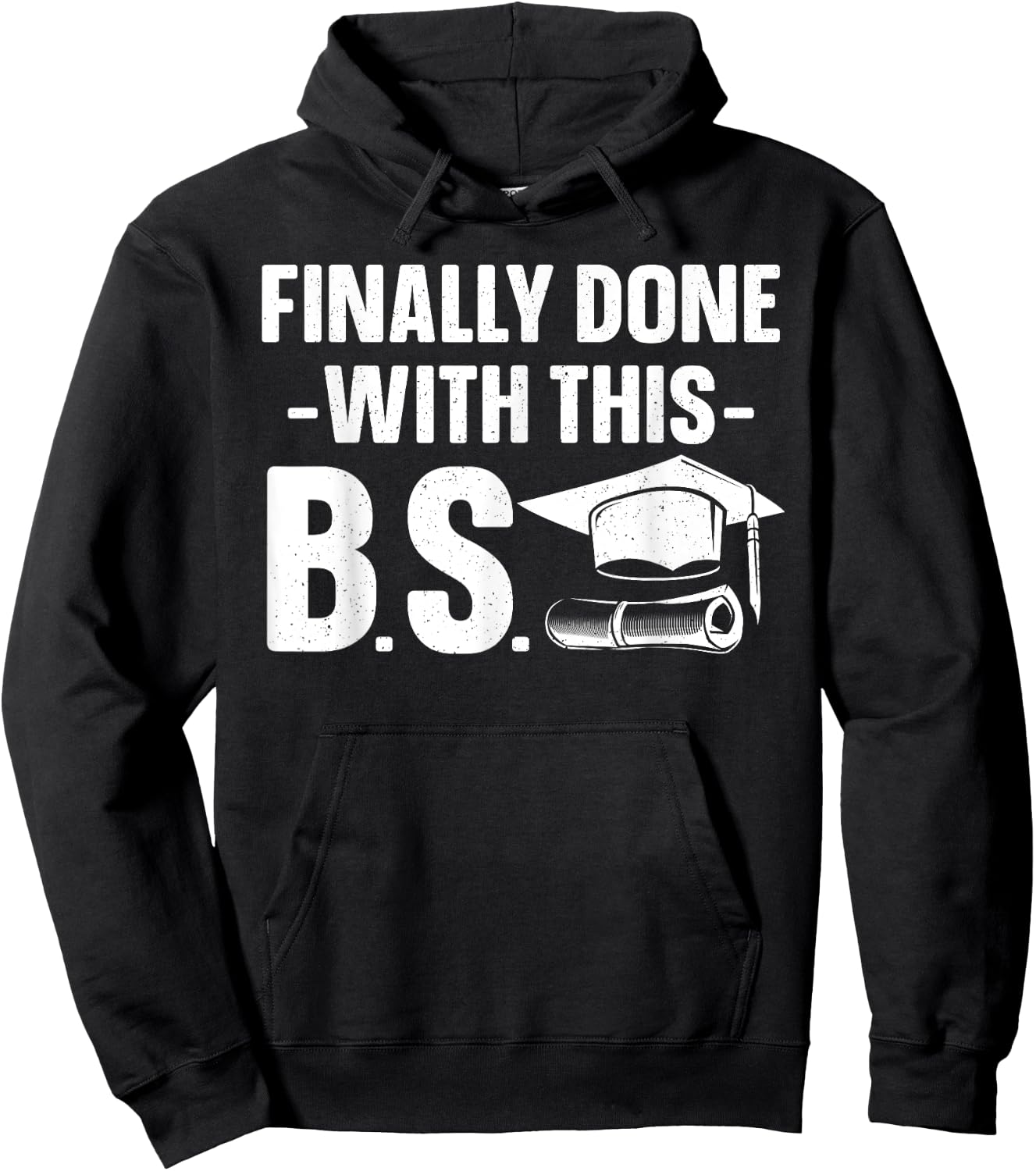 Graduation Art Women Bachelor Of Science Graduation Hoodie - Hoodie | Black