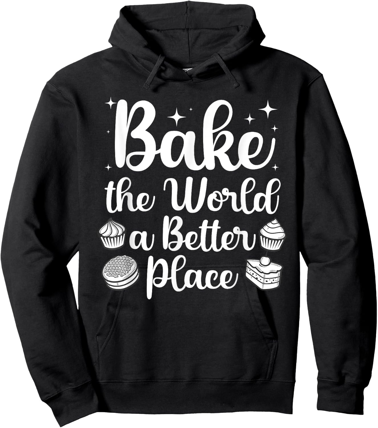 Best Baking Design Women Pastry Chef Baker Baking Hoodie - Hoodie | Black